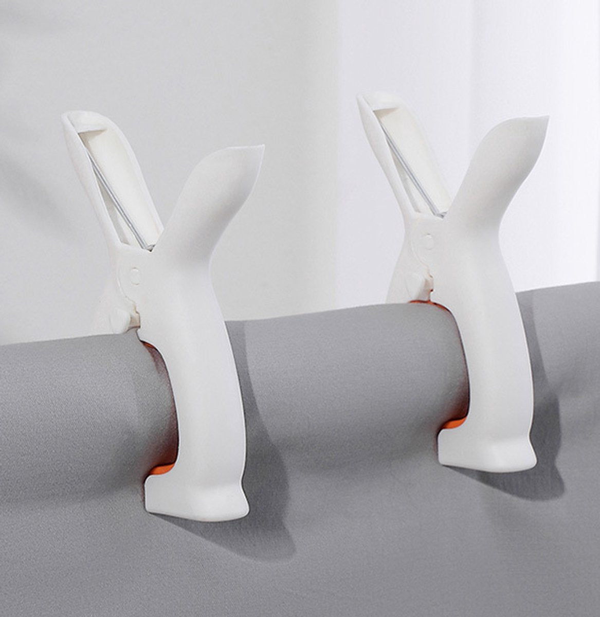 Clothes Pegs - Drying Pegs - Plastic Clothes Pegs - Non-slip clothes pegs for drying sheets and blankets, household use, sturdy and user-friendly clothes pegs - 2-pack