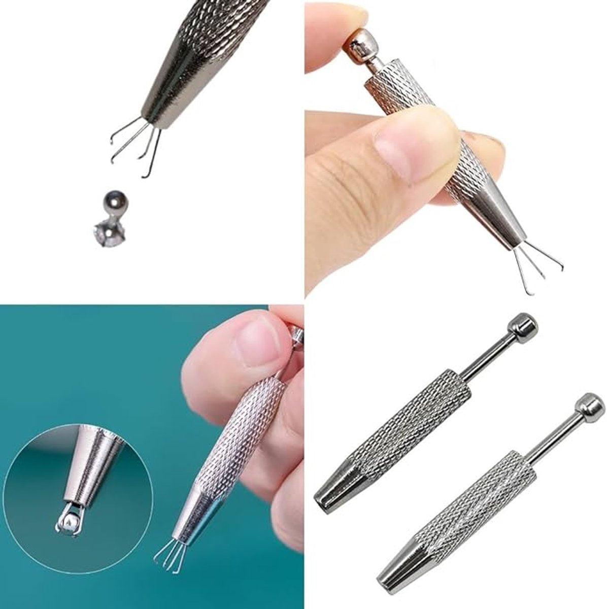 1 piece - Stainless steel anti-slip - Loose diamond gripper - Four-jaw clamp