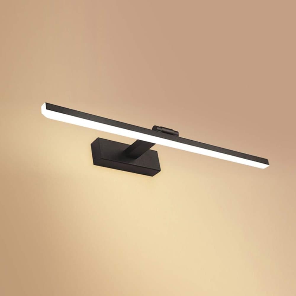 Wall light LED for mirror, wall light 40 cm for bathroom, wardrobe and toilet(Black)