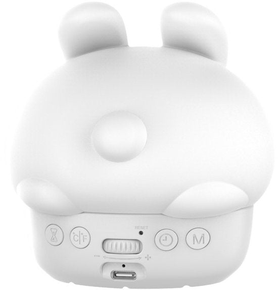 Children's night light - table lamp for bedroom - cute rabbit shape - cartoon bedside lamp - baby night light (pink)