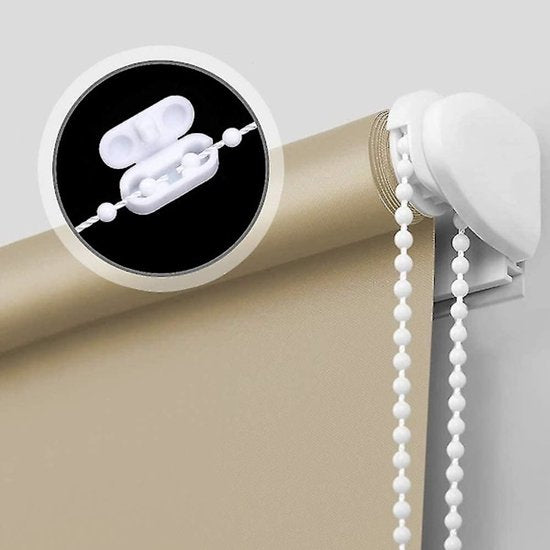 20m Blind Chain - Vertical Blind Mounts and 5 Chain Connectors - Vertical Blind Bottom Chain - Suitable for 89mm Blind Slats