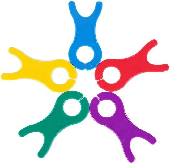 Crochet Hook - Large Spool for Knitting and Sewing - Handmade, 1 Set of 20 - Random Colors - 10x4.8 cm