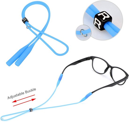 Adjustable Glasses Straps Glasses Holders 12 Pieces - Silicone Sunglasses Frame Straps - Glasses Holders