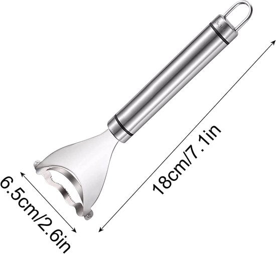 Corn thresher - Corn peeler - Corn cob peeler - High-quality stainless steel corn thresher - with ergonomic handle - Kitchen gadgets
