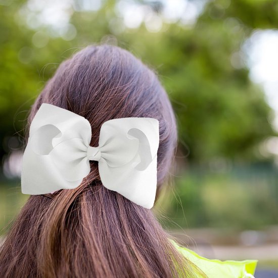 Hair Clips - 10 Pieces - Hair Clips with Bow - Solid Color Hair Clips with Bow - Hair Accessories - Suitable for loose hair, braided hair, parties, Christmas, etc.