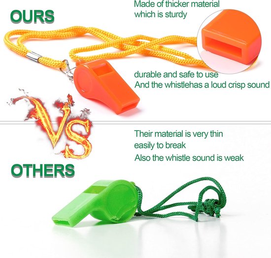Whistles - 7 items - Emergency whistles - Coaches who whistle with ropes - Sports whistles - Loud and clear whistles for referees - Emergencies in training halls
