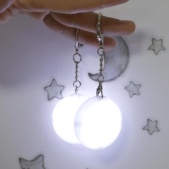 Night Light - With Automatic Sensor Function - Keychain - Gift for Girls and Women - Accessory for Women's Handbag（2 Lights）