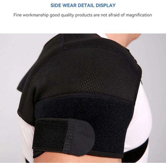 Shoulder Brace - Shoulder Support Brace for Sports - Double-Sided Adjustable & Breathable - Compression and Stability for Both Shoulders - XXL/3XL