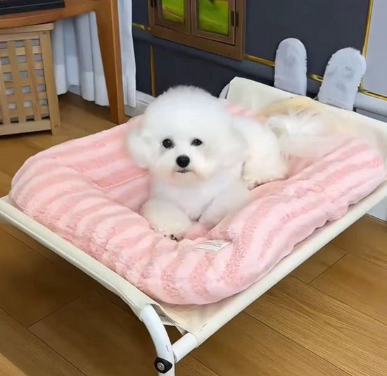 Cat Bed - Pet Mat - Soft and Warm Sleeping Mat for Cats and Small Pets, Comfortable and Cozy - Suitable for All Pets (Pink, S: 40 * 50cm)