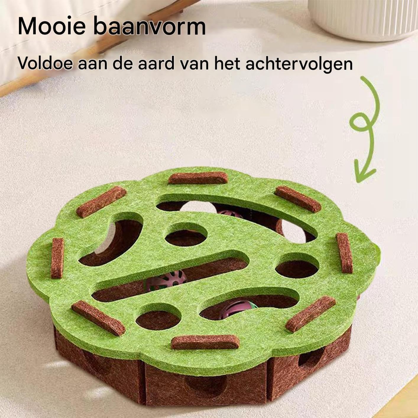 Interactive Toys - Educational Toys for Pets - Green - 1pc
