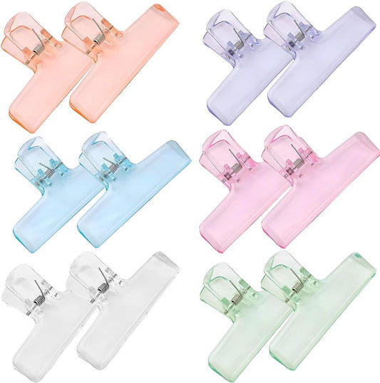 Clips - Mounting material - Colored acrylic - Office & Study - 12 pieces