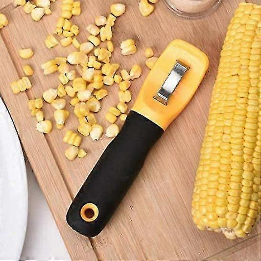 Corn Cob Knife, Corn Stripper, Kitchen Corn Cob Remover with Serrated Vertical Blade, 7533