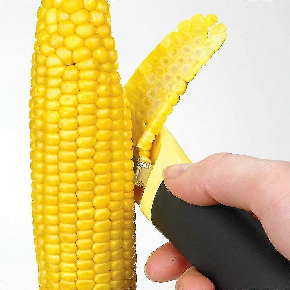 Corn Cob Knife, Corn Stripper, Kitchen Corn Cob Remover with Serrated Vertical Blade, 7533