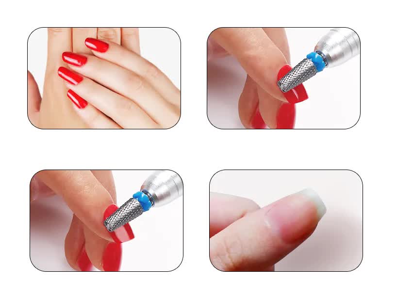 5-in-1 Nail Cutter Bit – Coated Tungsten Grinding Head – for Manicure and Pedicure 1 piece XC