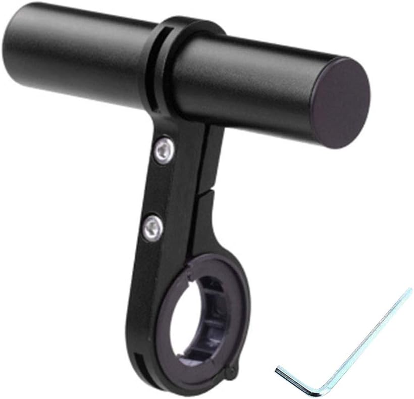 Bicycle handlebar extension mounting bracket with aluminum bracket