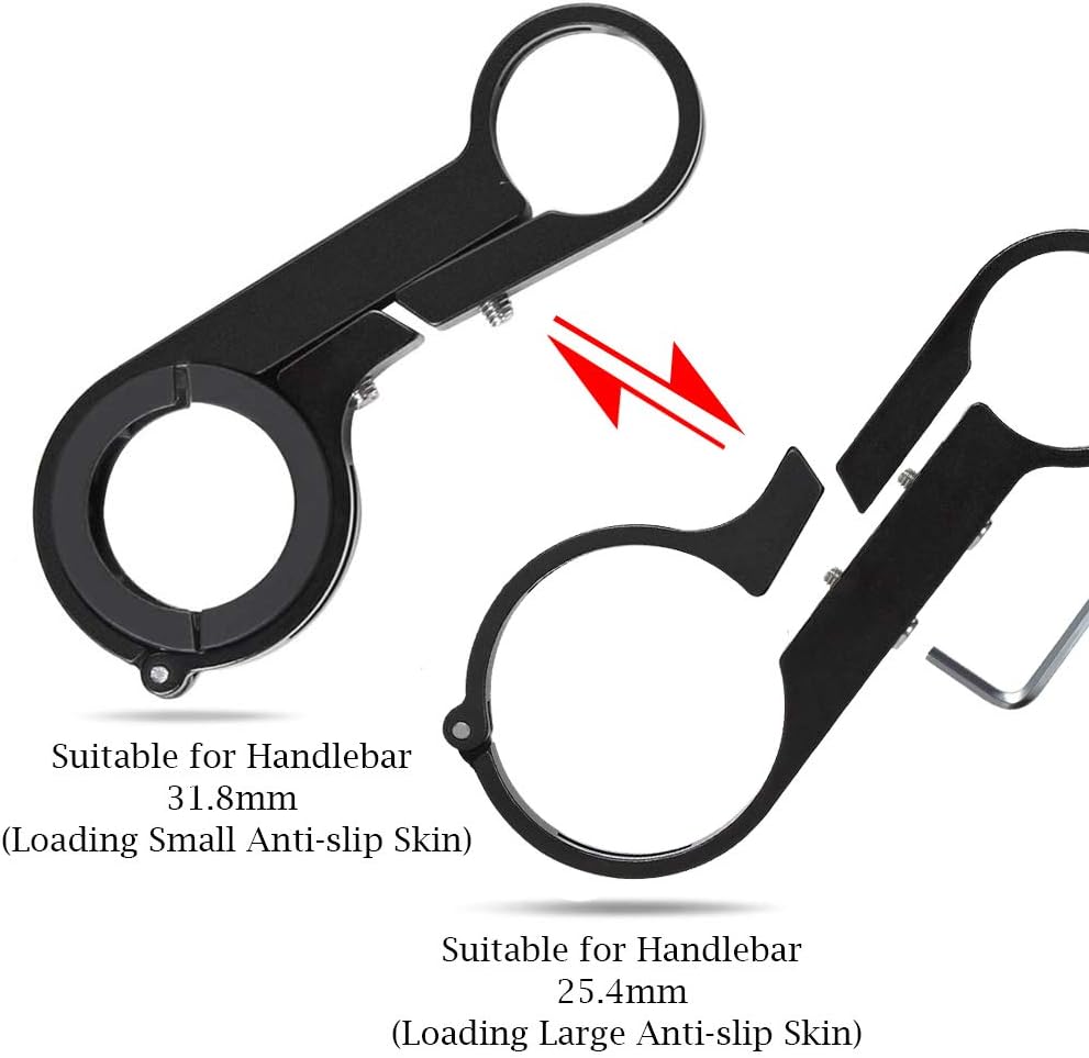 Bicycle handlebar extension mounting bracket with aluminum bracket