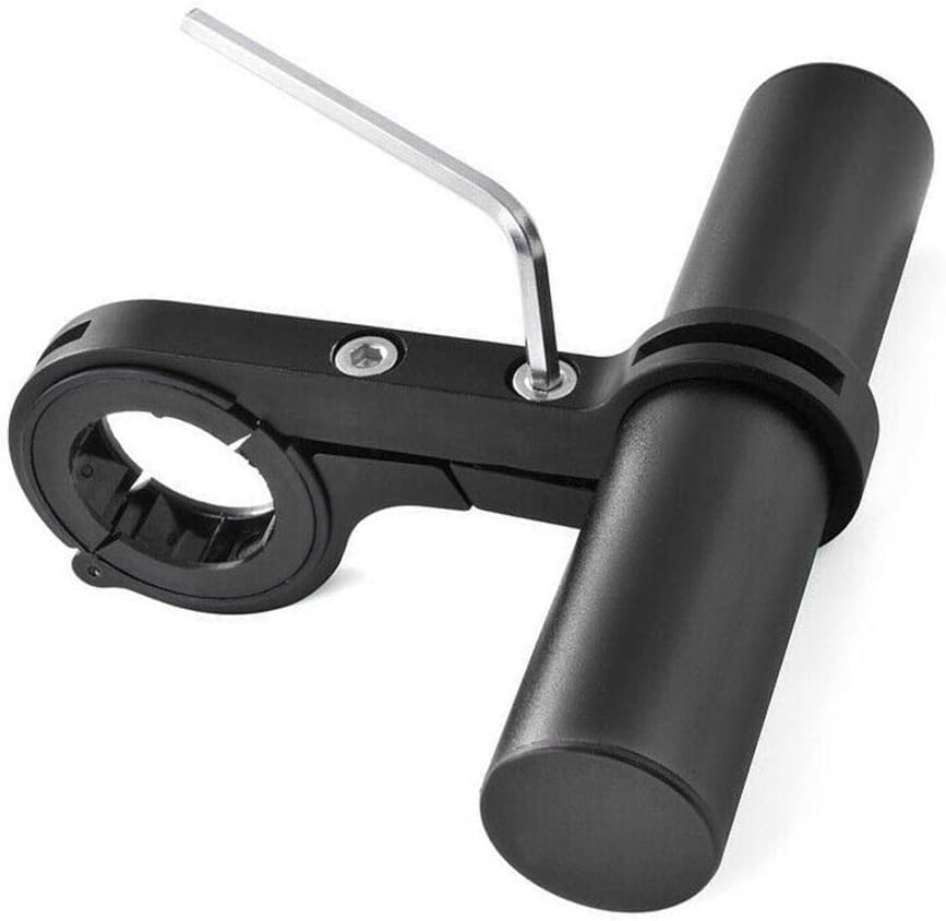 Bicycle handlebar extension mounting bracket with aluminum bracket
