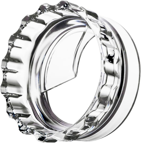 Moka Pot Dosing Ring and Coffee Dispenser - 2-in-1 Dosing Ring - Fast Dosing and Compaction (Large Size 8.4*8.4*3.9cm)