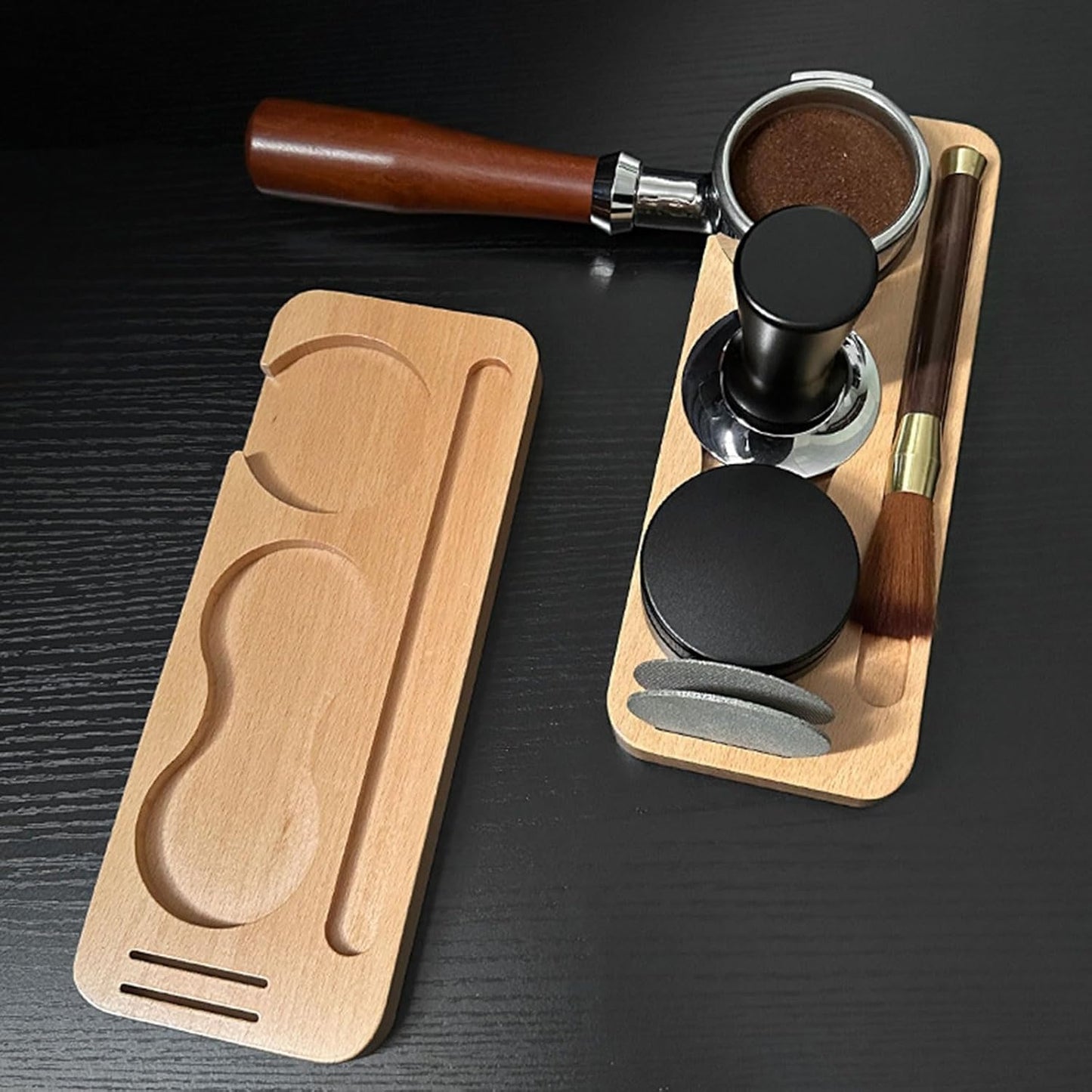 Tamper Stand - Espresso Tamper Stand - Suitable for Coffee Tools - Wood Material - Coffee Lovers - Suitable for 51mm