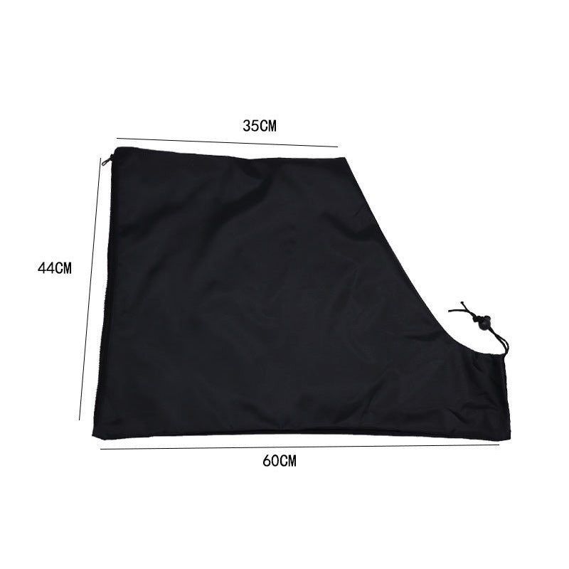 Replacement exhaust bag - with zipper at the bottom - for leaf blowers, vacuum rakes and leaf blower storage bags