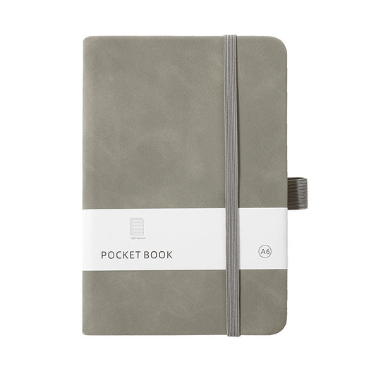 Notebook - PU Leather Notepad - for Office, School, Home, Business Writing & Note-Taking - 100 Sheets - Blue - A6