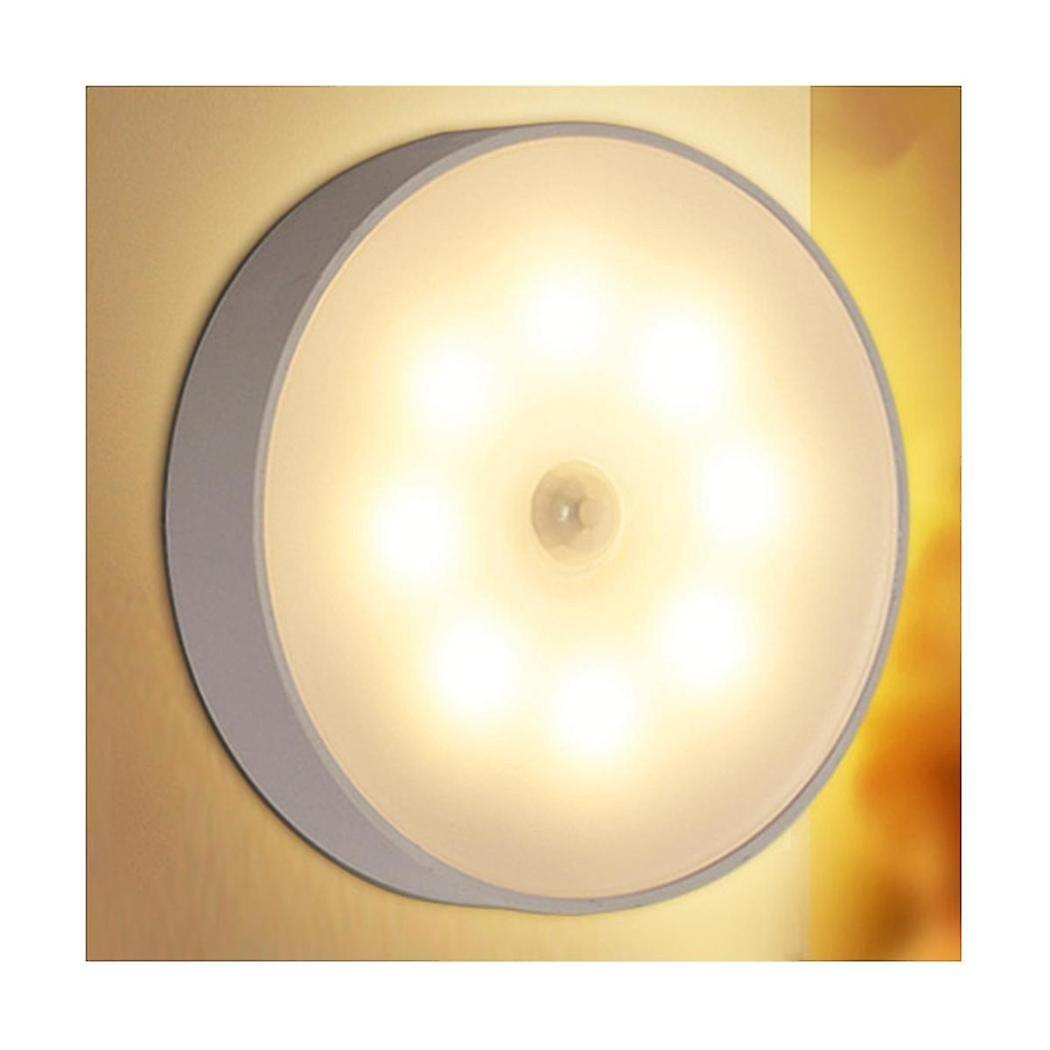 Night light - Wireless - Motion detector light - Wireless light - USB rechargeable light - Rechargeable wall lamp for the hallway