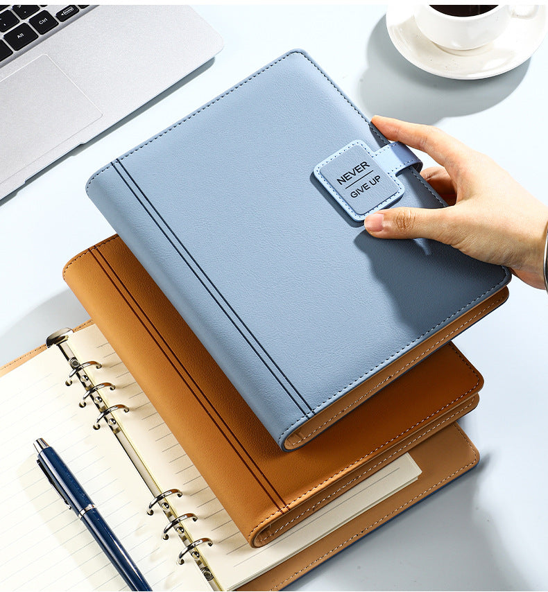 2026 Agenda - A5 Notebook - Ring Binder - Refillable & Reusable - Organizer - [Blue]