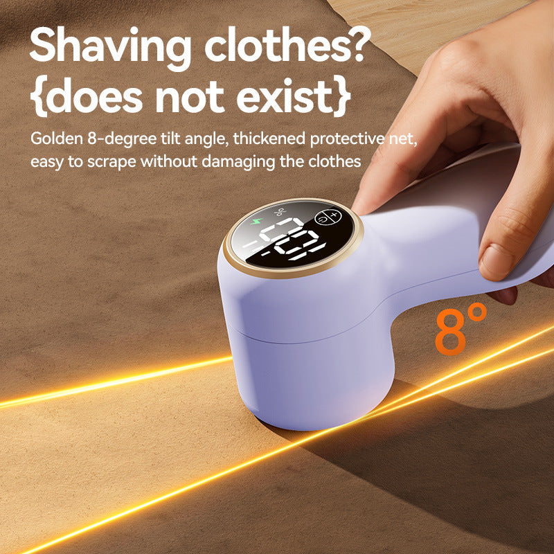 Lint Remover Electric – Portable Clothes Depiller & Fabric Shaver – Removes Lint, Hair and Pilling from Sweaters & Jackets – Rechargeable and Safe for Fabrics-White