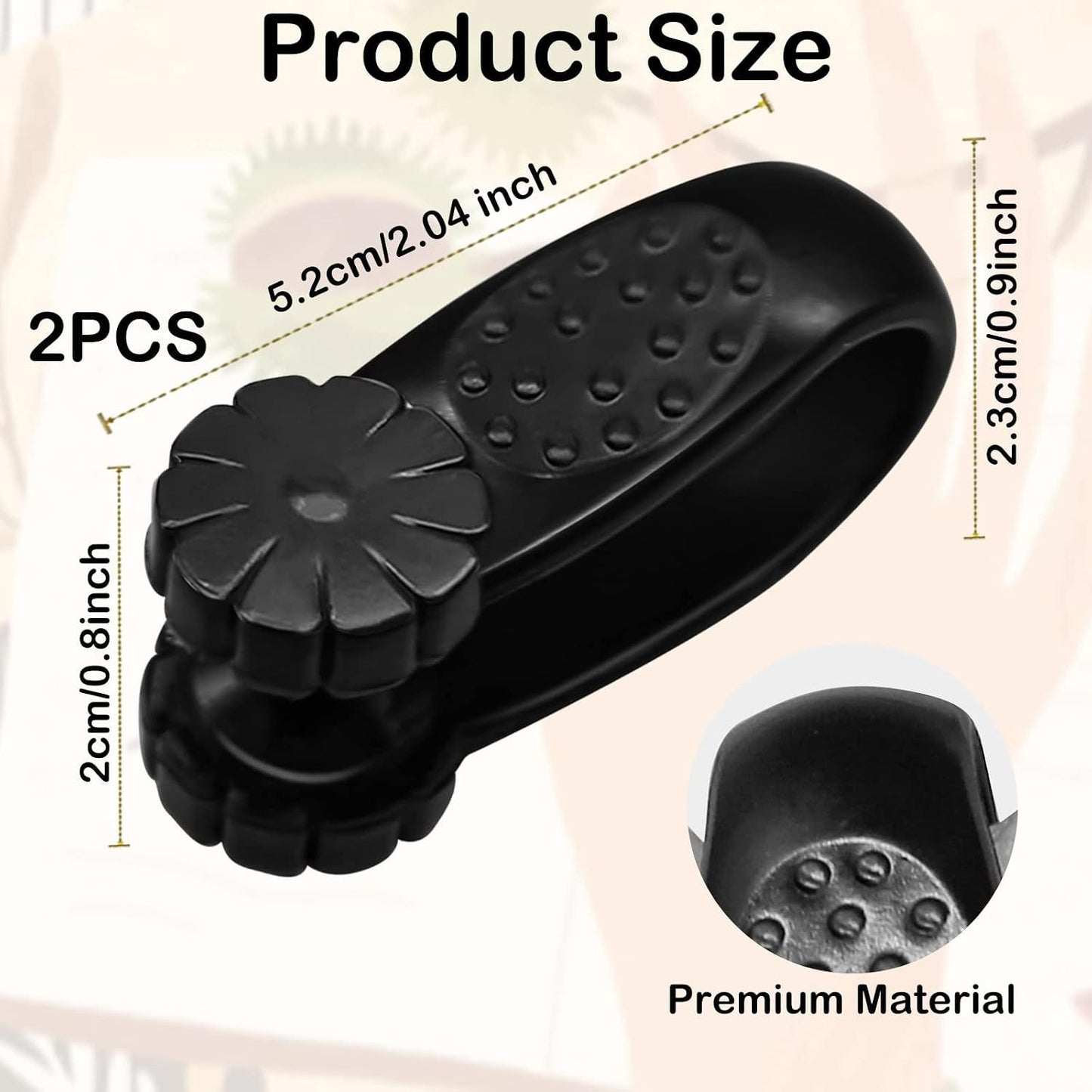 2 Pack Migraine Pressure Point Clip, Headache Relief Acupressure Hand Clip, LI4 Acupressure Point Clips Relief Tension Anxiety Device