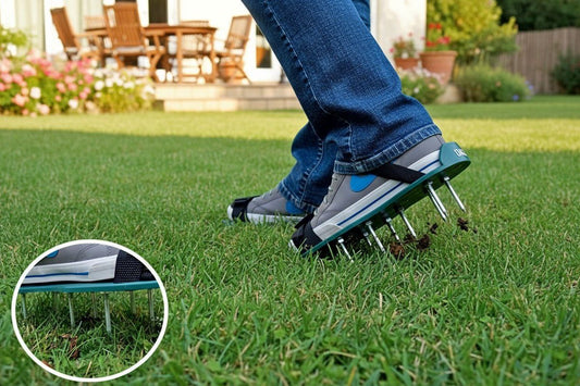 Grass Aerator Shoes, Lawn Aerator Spikes, Soil Aerator, Garden Tools for Lawn Maintenance, for Garden, Patio and Outdoor Decor