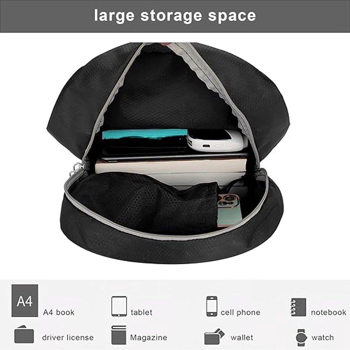 Backpacks, foldable travel bag, Ultralight foldable backpack, waterproof hiking backpack, for outdoor sports, camping, cycling, 35L