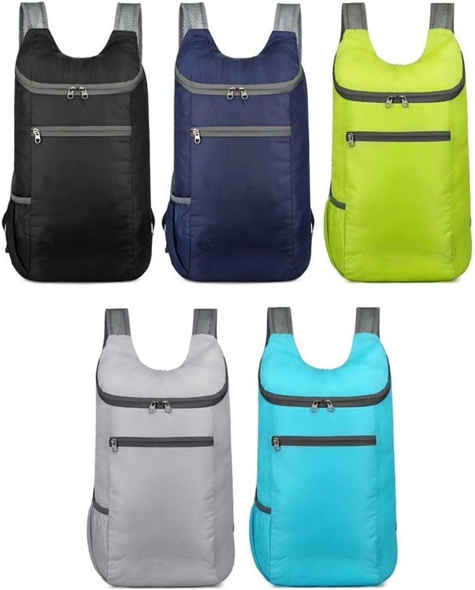 Foldable Waterproof Backpack for Women, Lightweight Daypack for Camping, Hiking, Travel and Everyday Outdoor Adventures, Black