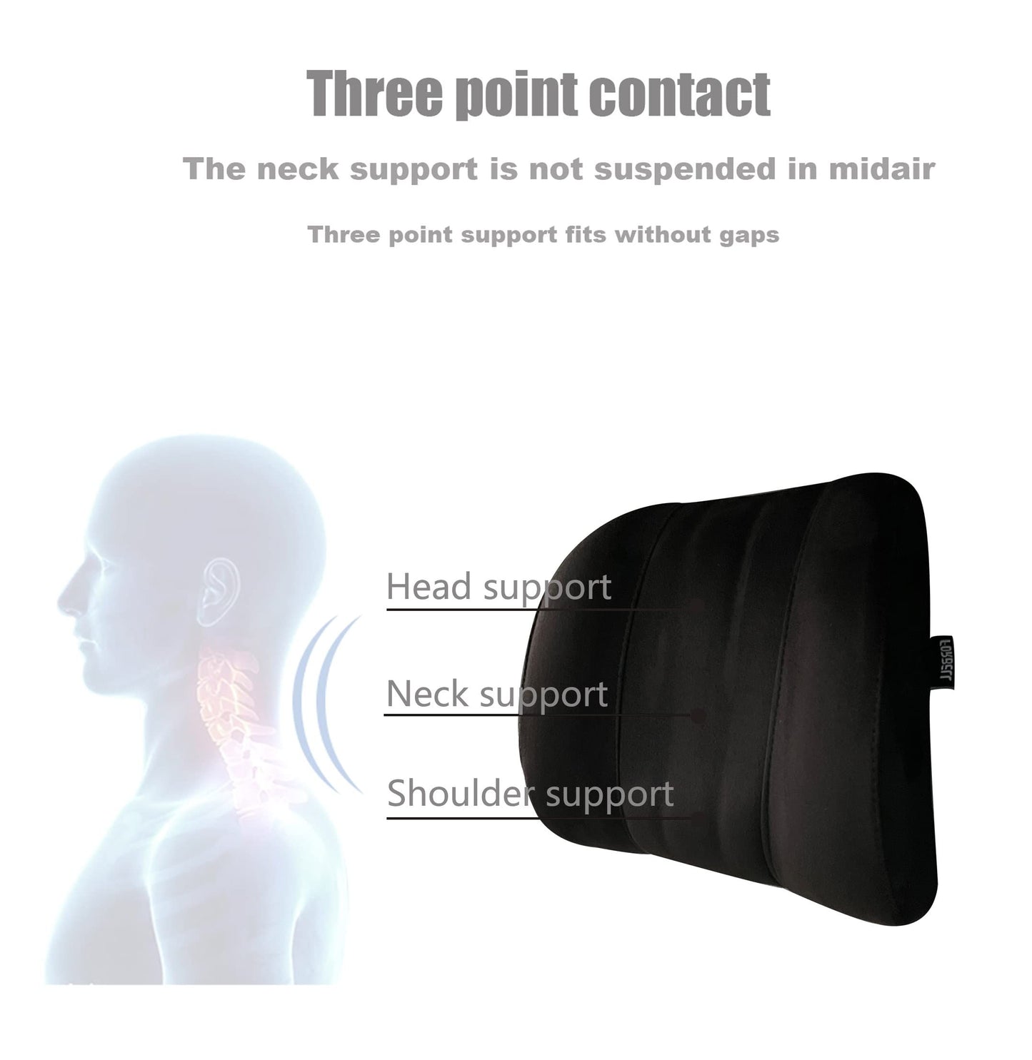 Car headrest neck pillow accessories pillow memory cotton car accessories headrest pillow headrest pillow for car suede, Made of Fabric