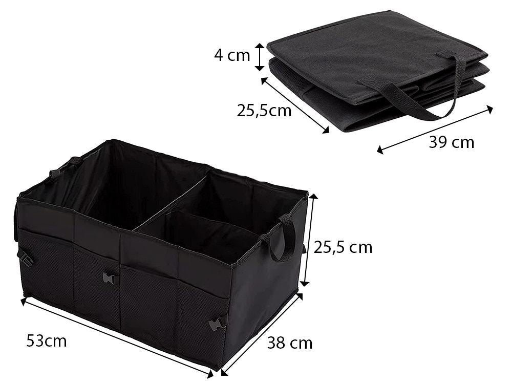 Long Lasting Premium Luggage Box Organizer / Foldable Organizer for Car - Storage_max, Easy Installation, Easy to Use