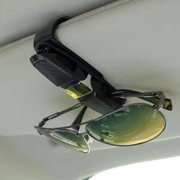 High Performance pieces of sunglasses containers in the car, sunglasses container with ticket card - silver/black