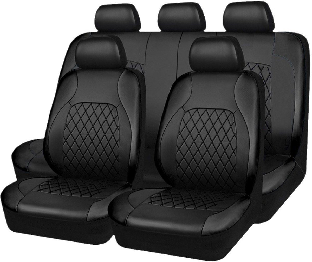 Car Seat Cover Set, Interior Protection, Protect Car, Waterproof Breathable, for Daily Car Use, Travel and Interior Organization, Black