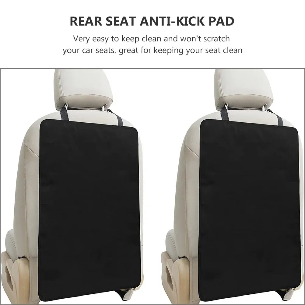 2 Pieces Car Kick Mats, Durable Back Seat Protector for Kids, Vehicle Seat Back Cover for Car, SUV and Truck Interior