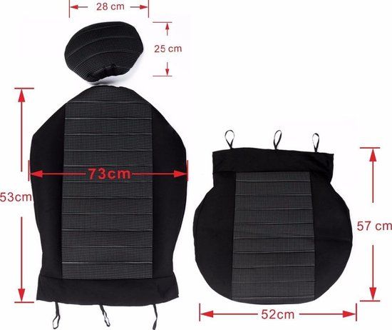 Universal Front Car Seat Covers for Driver and Passenger Seats, Protective Stylish Covers for Cars, SUVs and Trucks, Blue