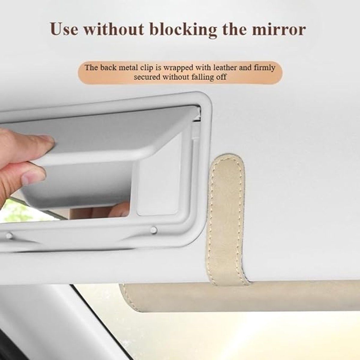 Glasses Case, Car Glasses Frame, Sun Visor Sunglasses Holder, Storage Box for Sunglasses in the Car, 16.5 x 4.54 x 7 cm, Grey