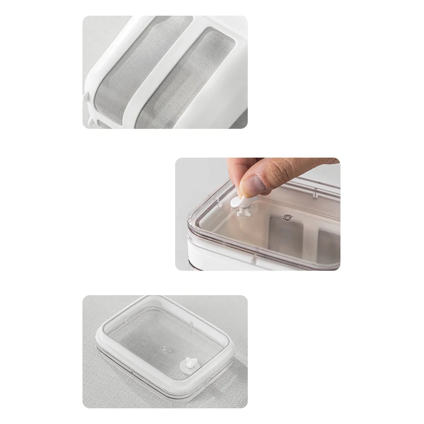 Yogurt Strainer Maker Food Strainer Yogurt Filter Kitchen Gadgets Reusable Homemade Whey Separator with Stainless Steel Mesh for Kitchen