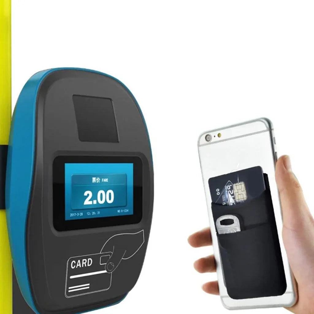 Phone Card Holder RFID Wallet Credit Adhesive Cell Case Stick-on Card Holder for Back of Phone for Most of Smartphones