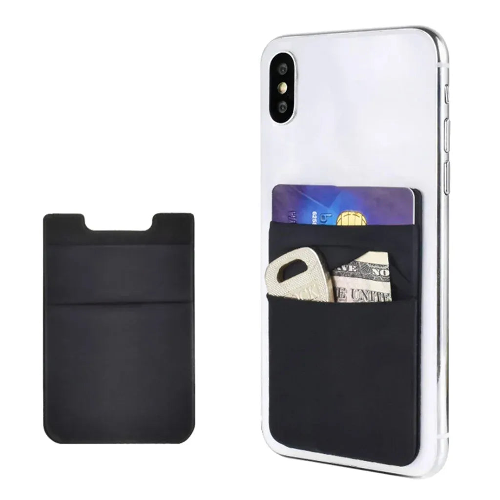 Phone Card Holder RFID Wallet Credit Adhesive Cell Case Stick-on Card Holder for Back of Phone for Most of Smartphones
