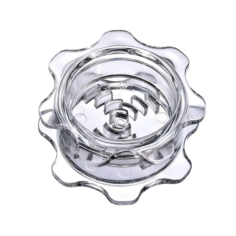 Garlic Twister 4th Gen, Garlic Mincer and Garlic Press in One, for Ginger, Herbs, Nuts and more, BPA-Free, Dishwasher Safe, 3, 5 Clove Capacity, Clear