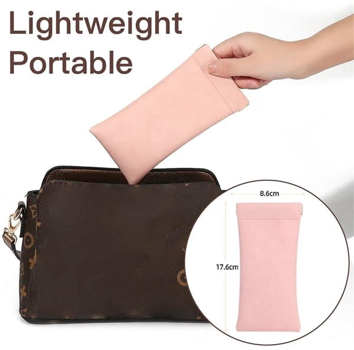 4 Pack Unisex PU Eyeglass Cases, Soft Wallet Style Glasses Sleeves for Reading Glasses, Sunglasses and Travel Storage