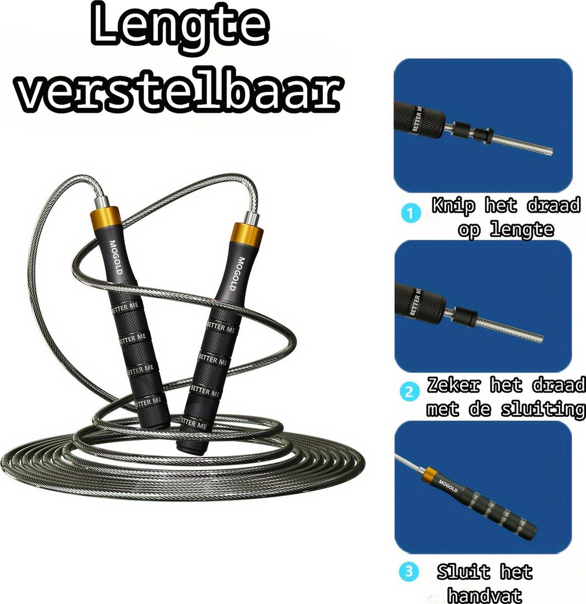Professional Sports Jump Rope, Black, Adjustable, Weighted, High, Quality Material, Adults, Speedrope, Fitness, Home Training