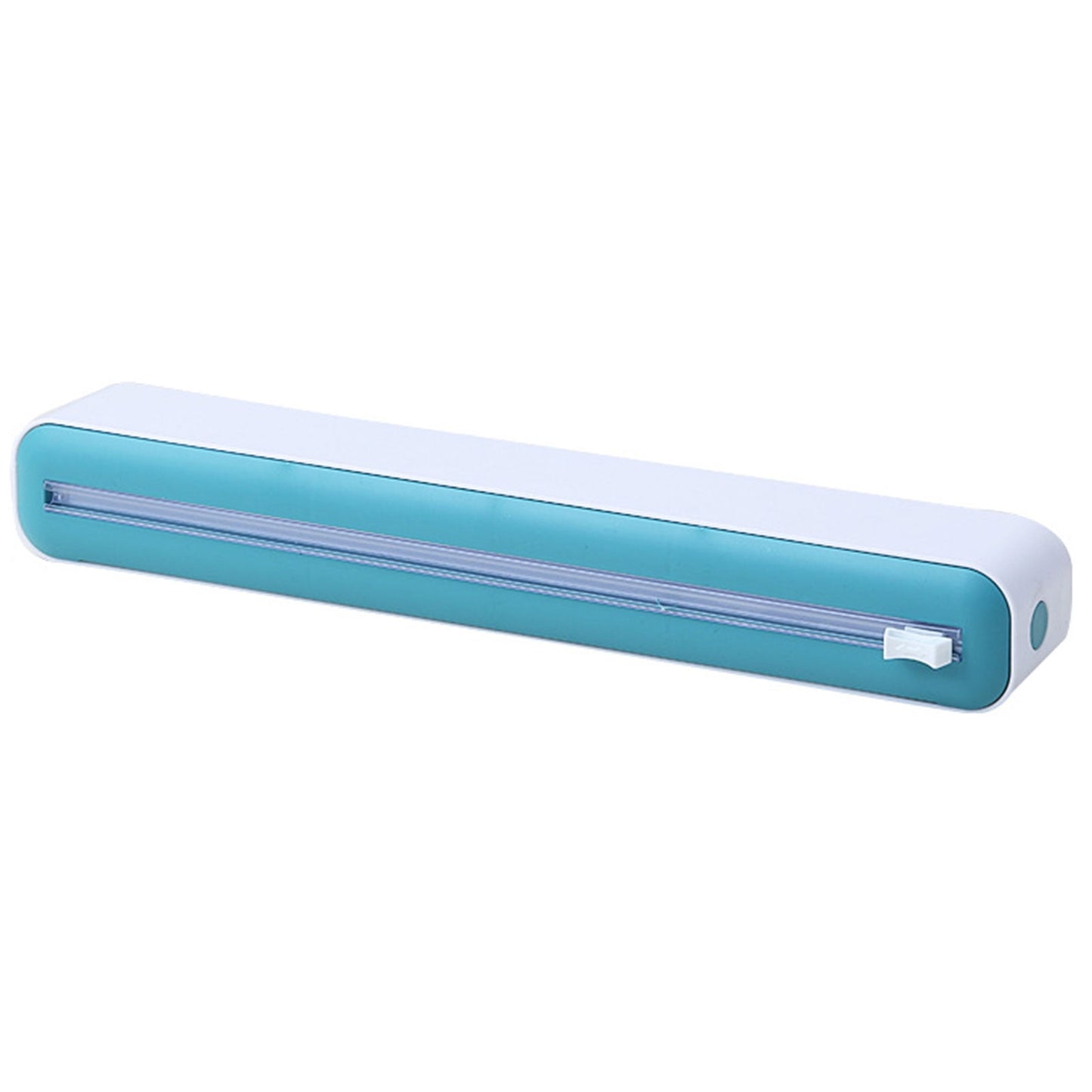 Cling Wrap Cutter - Magnetic Back Design - Two-Way Slider - Plastic Wrap Cutting - Fridge Mounted - Saran Wrap Organizer - Kitchen Tool Green