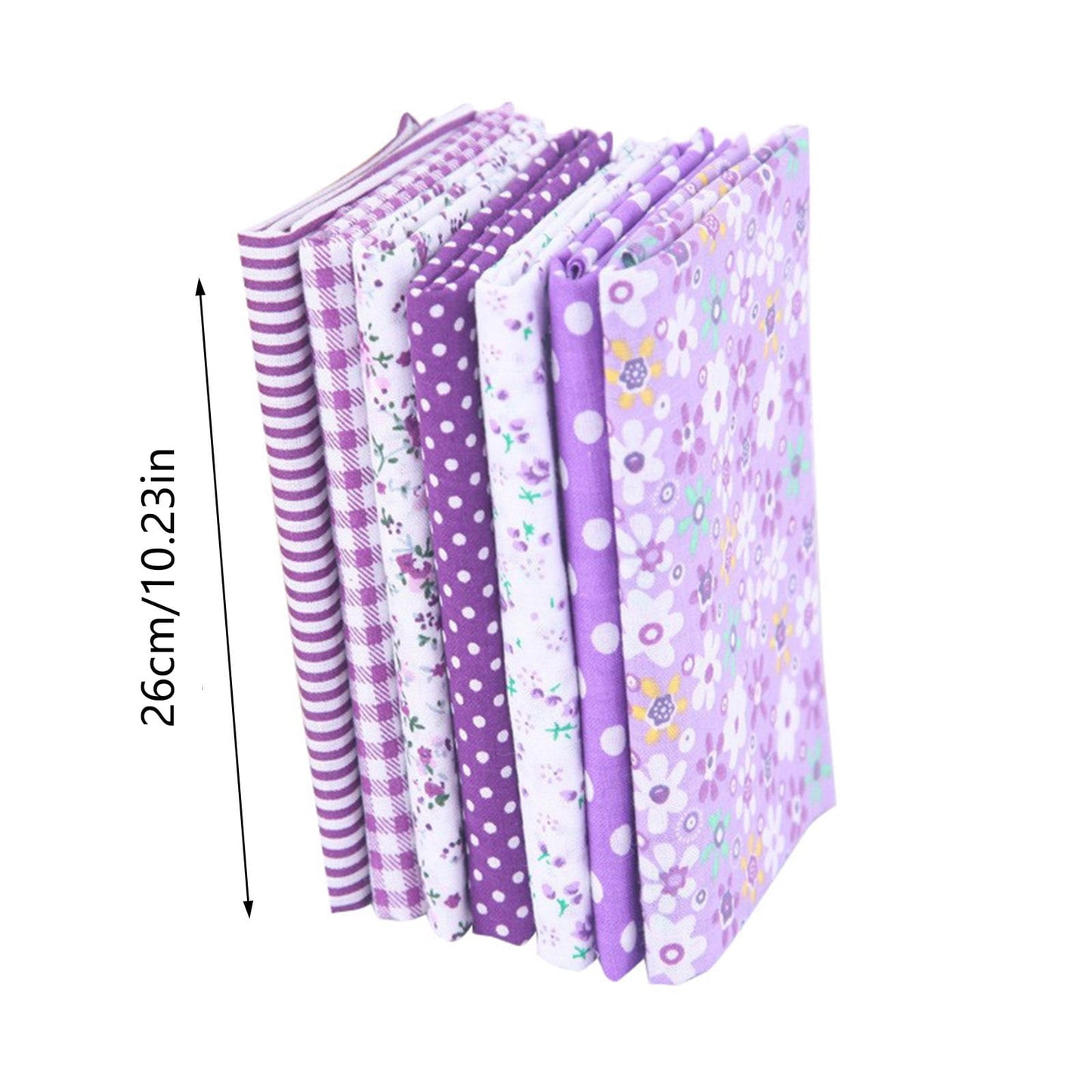 Tdoenbutw clearance Cotton Crafts Fabric Bundle Patchwork Squares Quilting Sewing Patchwork DIY 7PCS 7PC DIY Fabric fall fabric squares clearance sale Z-Red2