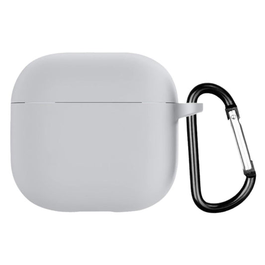 Gracefulvara Pink for Apple Airpods 4 2024 model earphone cover silicone cover anti-fall and dustproof charging case case Gray