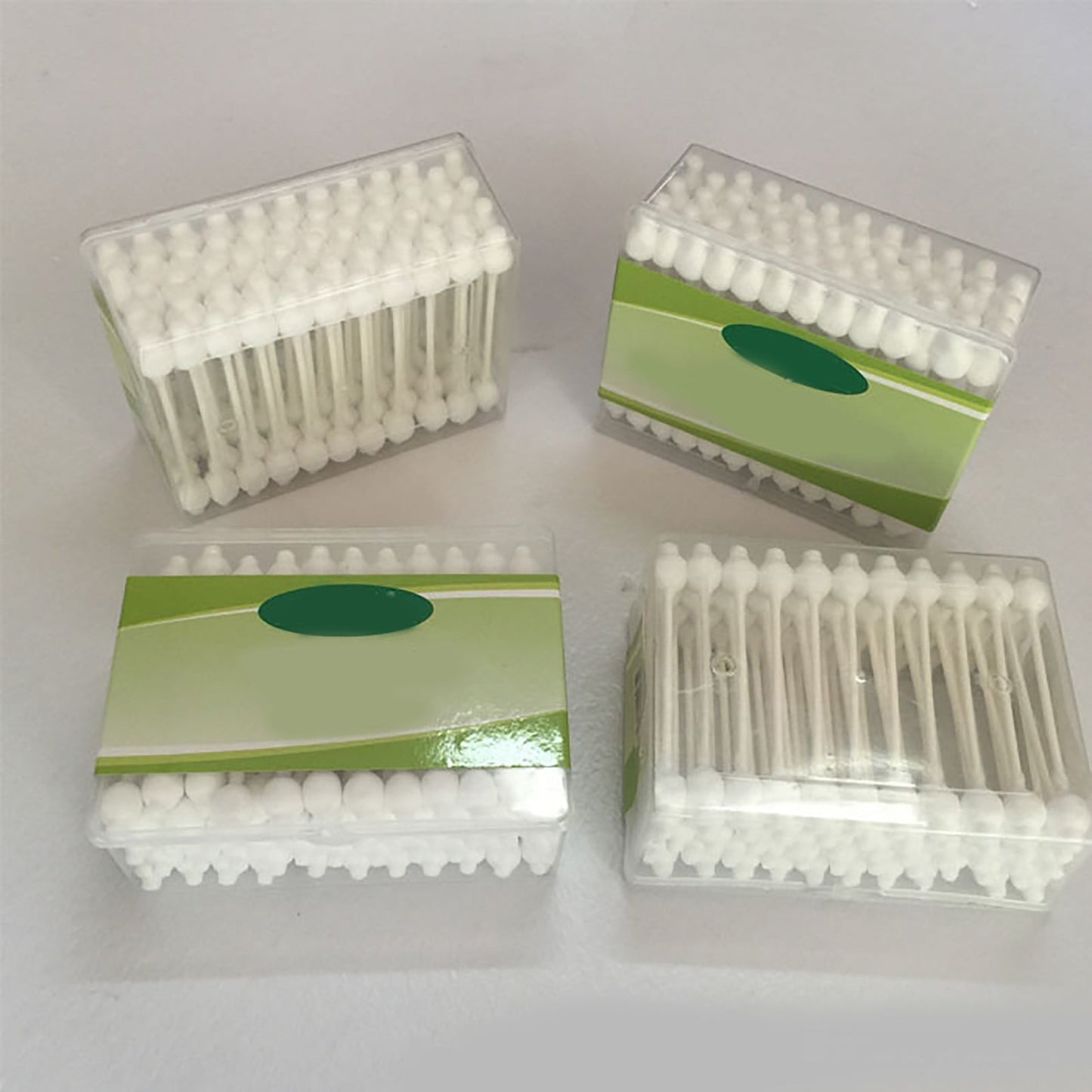 DXOUPM 55ct Baby Cotton Swabs Safety Swabs for Kids or Babies Organic Cotton Gentle Baby Qtips Children Cotton Buds White