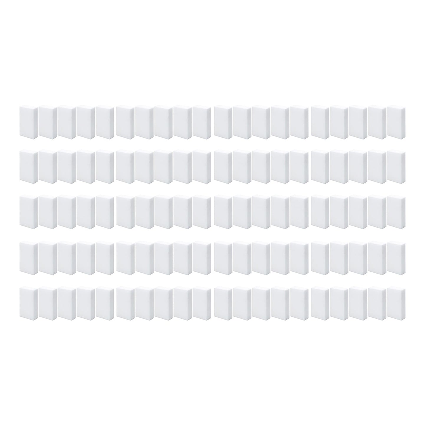 100 Pack Melamine Sponges Magic Cleaning Sponges in Bulk Melamine Foam for Dishes Eraser Sponges for Cleaning 3PCS
